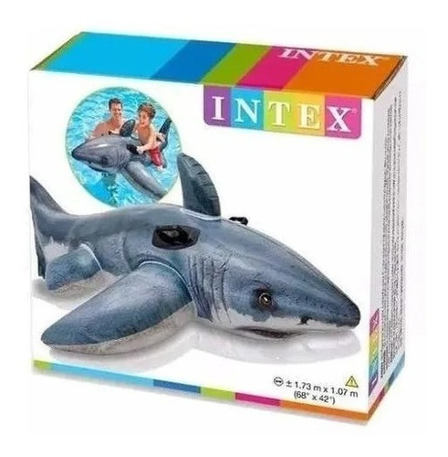 Tiburón Inflable Piscina Niños Intex 57525 Playa Flotador