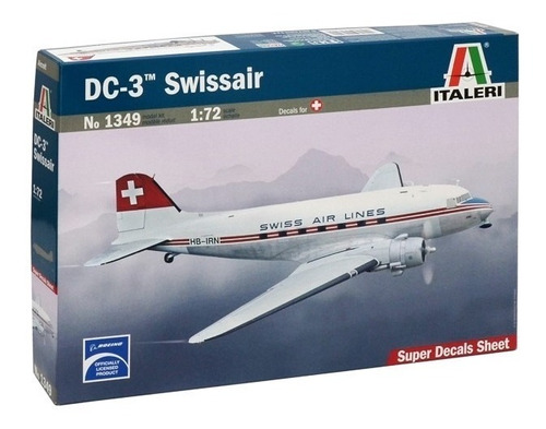 Douglas Dc-3 Swissair  1/72 Italeri No 1349