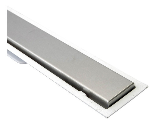 Ralo Retangular 6x100cm Linear Inox Invisivel Oculto