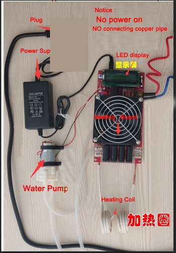 Módulo Calentador De Inducción Eléctrico Zvs De 2000w For