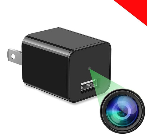 Cargador Con Camara Oculta Espia  Hd 1080p