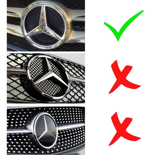 10 emblemas con Logo de estrella de Mercedes-Benz emblema 4,6 mm 1:18 AutoArt CMC SunStar 