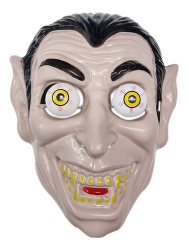 Mascara Zombie Dracula O Payaso Disfraz Halloween Ojos Locos
