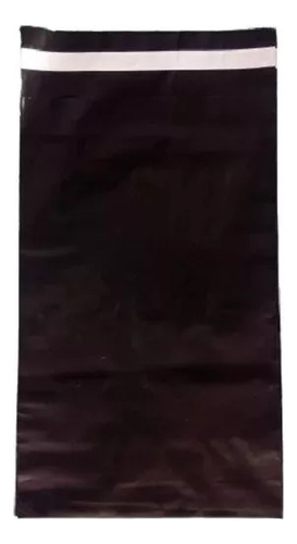 Bolsas E-commerce Negra Nº 1 20x32 C/adhesivo X 500 Unidades