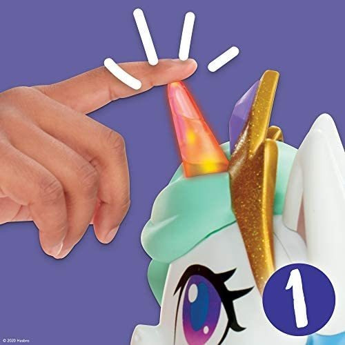 Little Pony Unicornio Besitos Interactiva Con Sorpresas