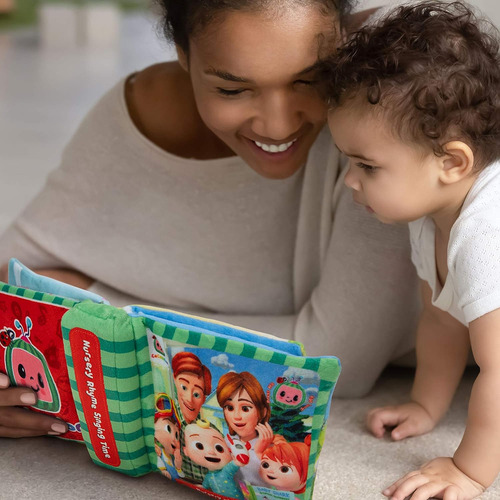 Cocomelon Nursery Ryme Singing Time Plush Libro, Con Toy De
