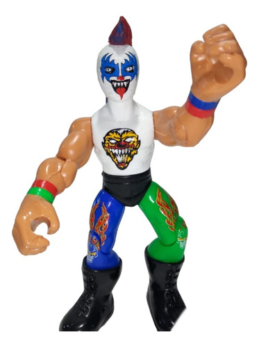 Figura Muñeco De Lucha Libre Luchador Psycho Clown Paton