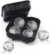 Comprar Cubetera Hielera Esfera X4 Cubitos Hielo Silicona Molde 3d