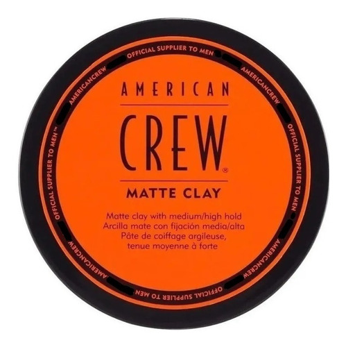 Cera De Fijación Media Alta American Crew Matte Clay