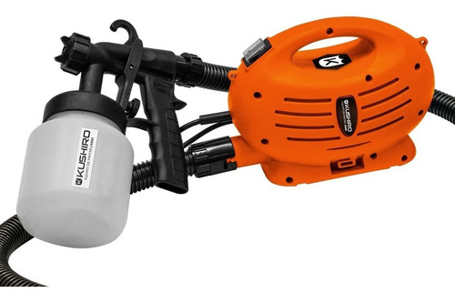 Imagen 2 de 5 de Equipo Pintar Latex Kushiro 650w Compresor Soplete Pistola