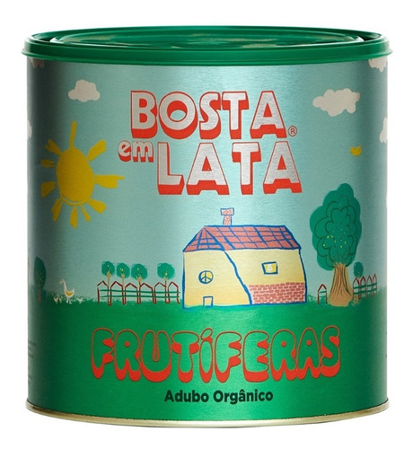 Imagem 1 de 1 de Fertilizante Orgânico Bosta Em Lata Frutíferas - 2,3 Kg