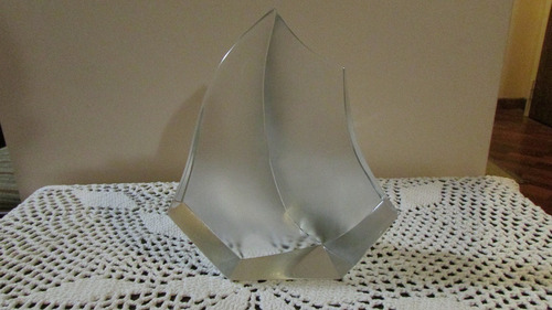 Escultura Velero Cristal - Moderna 