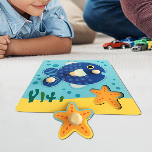 Y1m Peg Puzzle Board Juguete Educativo Montessori Para Viaje