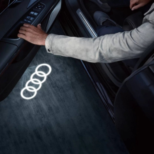 Audi Beam Four Rings - Led Para Portas