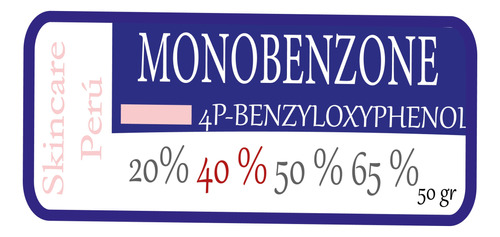 Monobenzona 40% 50 Gr (aclarante - Despigmentante)