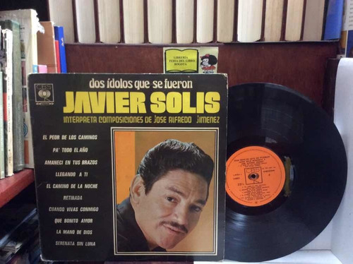 Lp - Acetato - Javier Solís - José Alfredo Jiménez - 1972