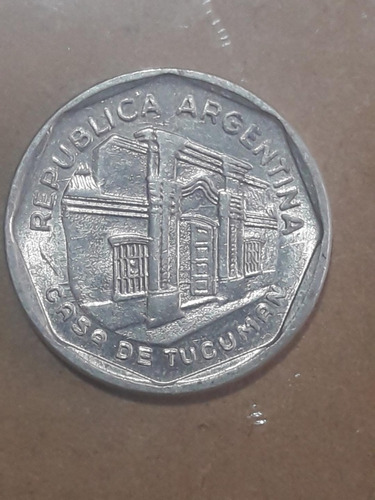 Moneda De Argentina De 5 Australes De 1989