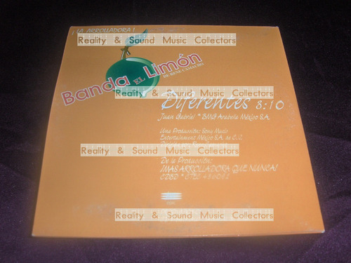 Arrolladora Banda El Limon Diferentes Cd Single Juan Gabriel (Usado)