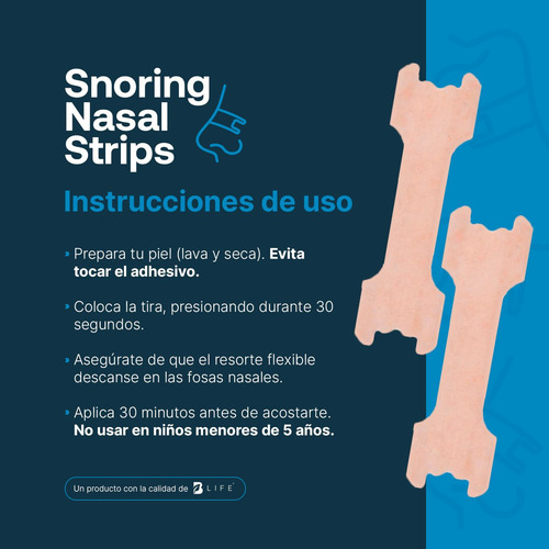 Bandas Nasales Para Dormir 50 Cintas Para Reducir Ronquidos