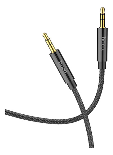Cable Aux De Audio 3.5mm A 3.5mm 2 Metros Black Hoco Diginet