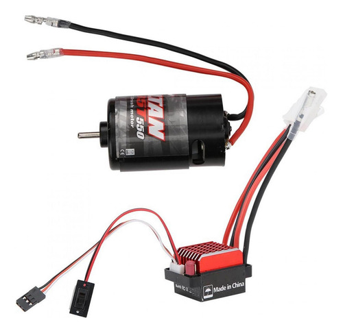 Controlador Electrónico De Velocidad Rc Brushed Motor 550 36