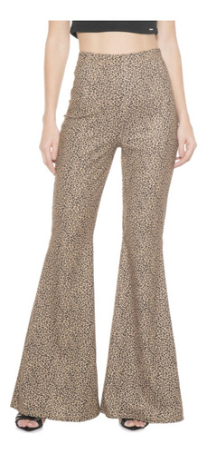 Calca Flare Animal Print