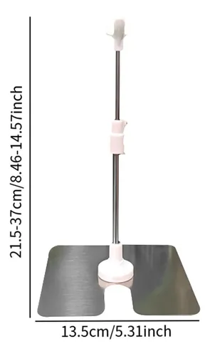 Soporte Ajustable Y Desmontable Para Figuras Y Muñecas De Hasta 35 Cm, Base Estable, Clip De Cintura Regulable, Acero Inoxidable Y Resina