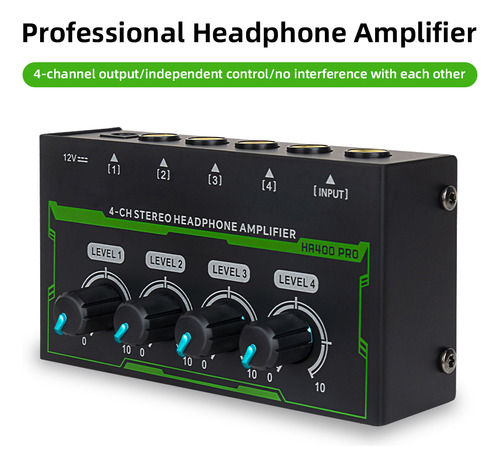 Amplificador Am Studio Splitter Para Auriculares Stage Mini