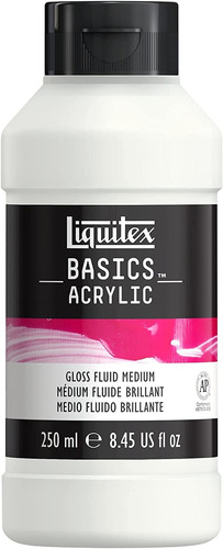 Liquitex Basics Gloss Fluid Medium, 250ml