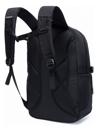 Mochila Guelph Executiva Notebook Viagem Trabalho Reforçada Cor Preto