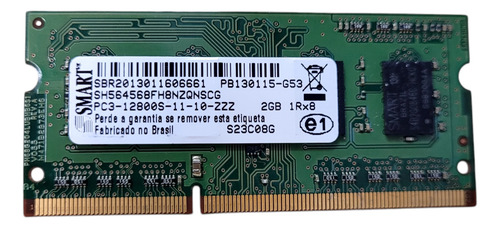 Memória Ram 2gb Smart Ddr3 1600mhz Pc3-12800s Notebook