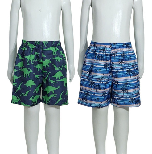 Kit Com 2 Bermudas Infantis Short Menino Atacado