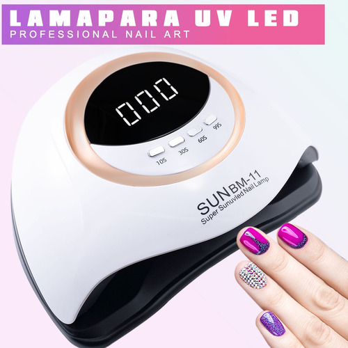 Obp Lámpara Uv Led Para Uñas 180w Secadora Profesional Bm-11