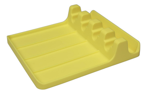 Apoyador De Cuchara De Silicona - Soporte Grande Para Utensi