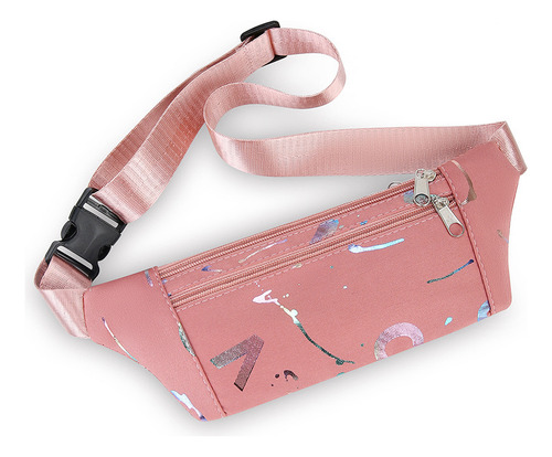 Riñonera Estampada Para Viajes Y Entrenamiento