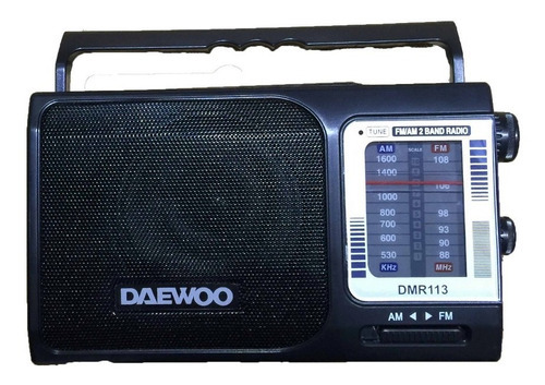Imagen 1 de 1 de Radio Dual Daewoo Am Fm Clasico Música Parlante Pilas 220v