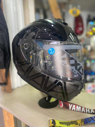 Casco Integral Axxis Certif Dot Y Ece + Fibra De Carbono S