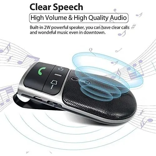 Altavoz Bluetooth Para Coche Sunitec, Manos Libres, Para Tel