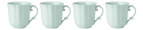 Lenox Butterfly Meadow Tazas Verdes Sólidas (juego De 4)