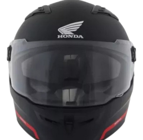 Casco Orig Honda D/vis Integral Negro Mate T M Centro Motos