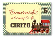 Comprar Kit Imprimible Trencito Vintage Mod.20 - Deco Y Candy - Tren