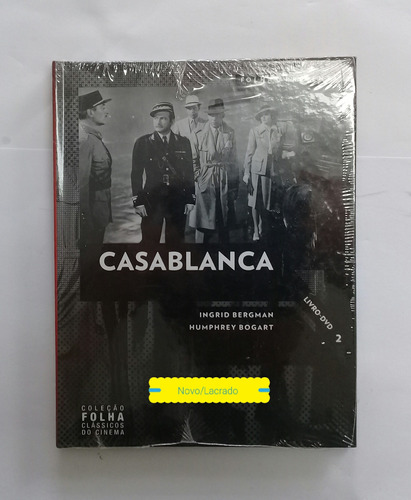 Livro+dvd Casablanca -coleção Folha- (novo/lacrado)