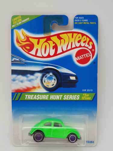 Hot Wheels Th Treasure Hunt 1995 Vw Bug Volkswagen 5/12
