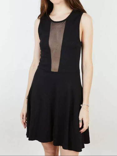 Vestido Complot Black-transparencia Talle M