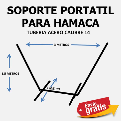 Soporte Hamaca Ahorra Espacio Apartamentos Envio Gratis