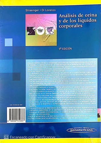 Libro Analisis De Orina Y De Los Liquidos Corporales