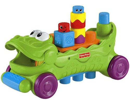 Fisher-price Stack 'n Surprise Blocks Musical Croc Block Wag