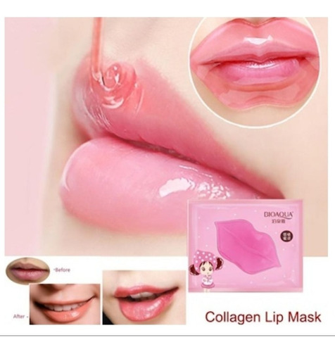 Imagen 1 de 9 de Mascarilla Parche Colageno Labios Lip Mask Hidratante