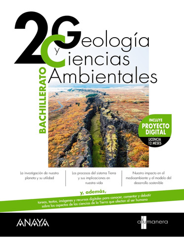 Geología Y Ciencias Ambientales 2ºbachillerato. A Tu Manera