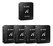 Comprar Kit Monitor De Palco M-vave Trasmissor +4 Receptores